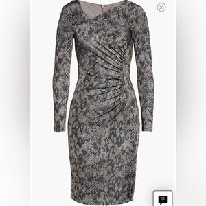 ITEM# 1028 - Vince Camuto Snake Print Dress - Black and Gray